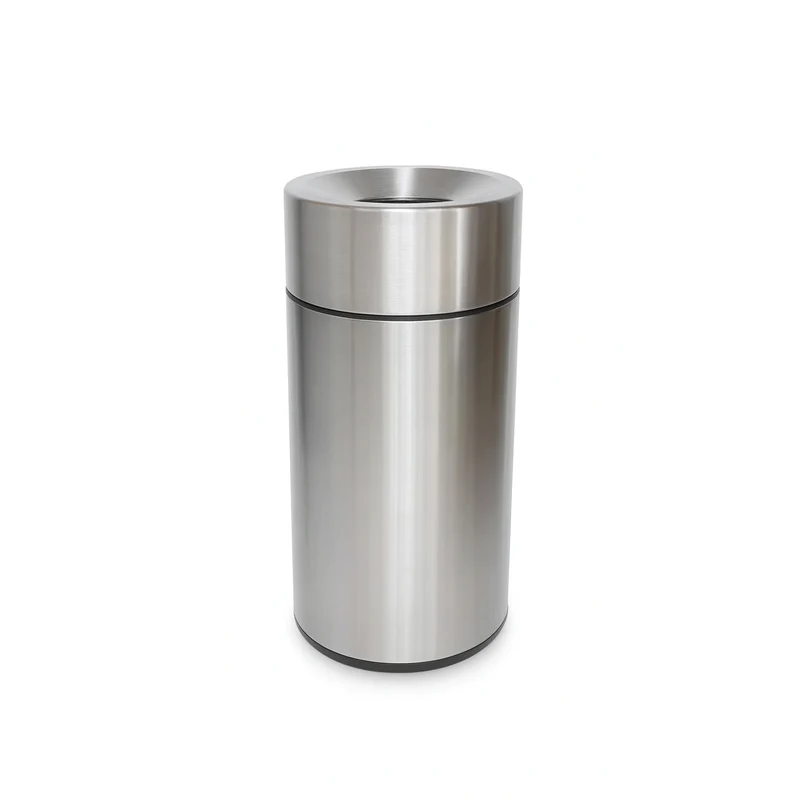 Chefco, Stainless Steel Round Trash Can, 42cm Dia, 82cm Height (GPX-110S)