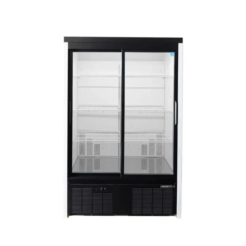 Habco SE40e, 47.5" Double Sliding Glass Door Display Refrigerator, 40 Cu. Ft