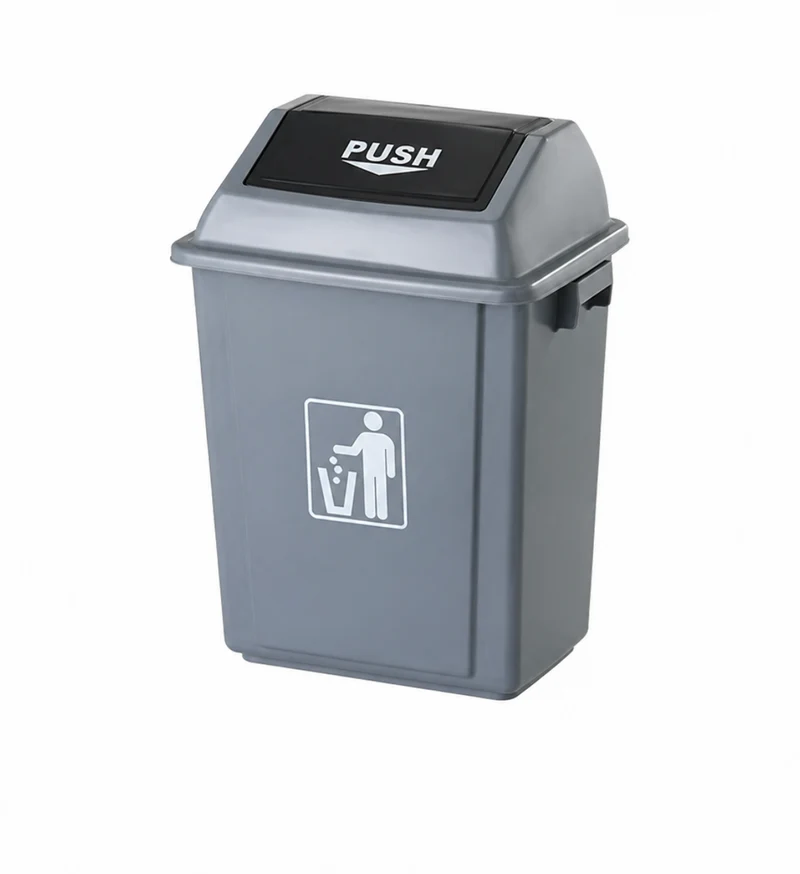 CHEFCO,STC-2,Trash Can Swing-Top Lid , (Medium)16.15"X11"X24"