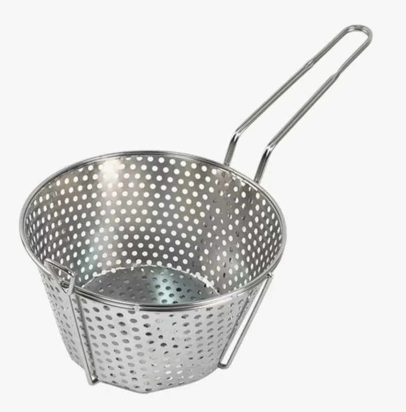 Chefco, 11.5" Dia Stainless Steel Round Perforated Basket (STRP-11)