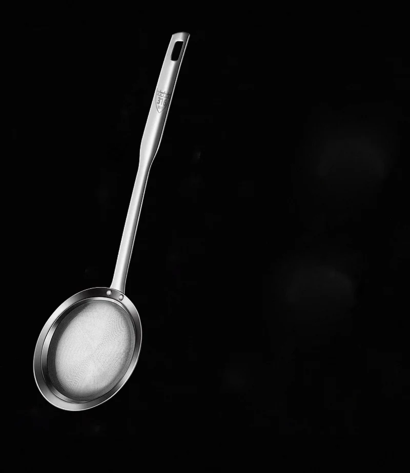 Chefco, Fine Stainless Steel Skimmer for Foam, Grease, Oil, 11 cm Dia (SS-11)