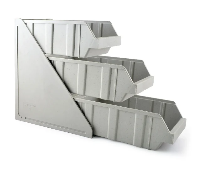 Chefco, Grey 3 Tier Versa Organizer Bin Set 3 (JD-86259G)