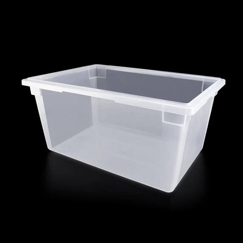 Sub-equip,FB-182615T, White Translucent Polypropylene Food Storage Box, Full Size,22 Gallon/83L, 25.4"x17.5"x15"H