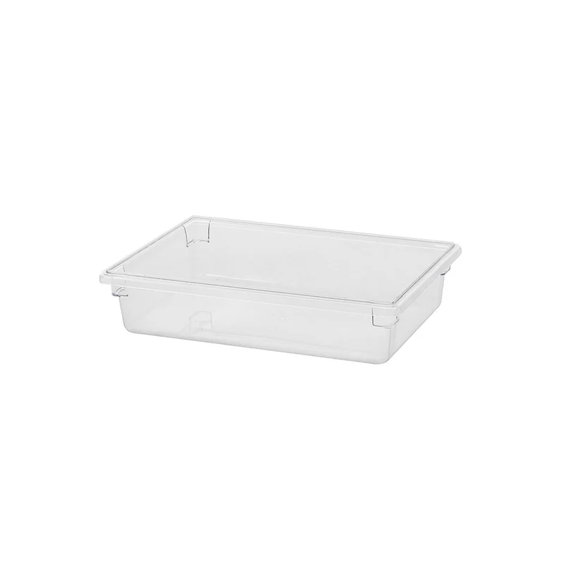 Sub-equip,FB-18126C,Clear Polycarbonate Heavy Weight Food Storage Box, Half Size,3.5 Gallon/11.4L, 18"x12"x6"H