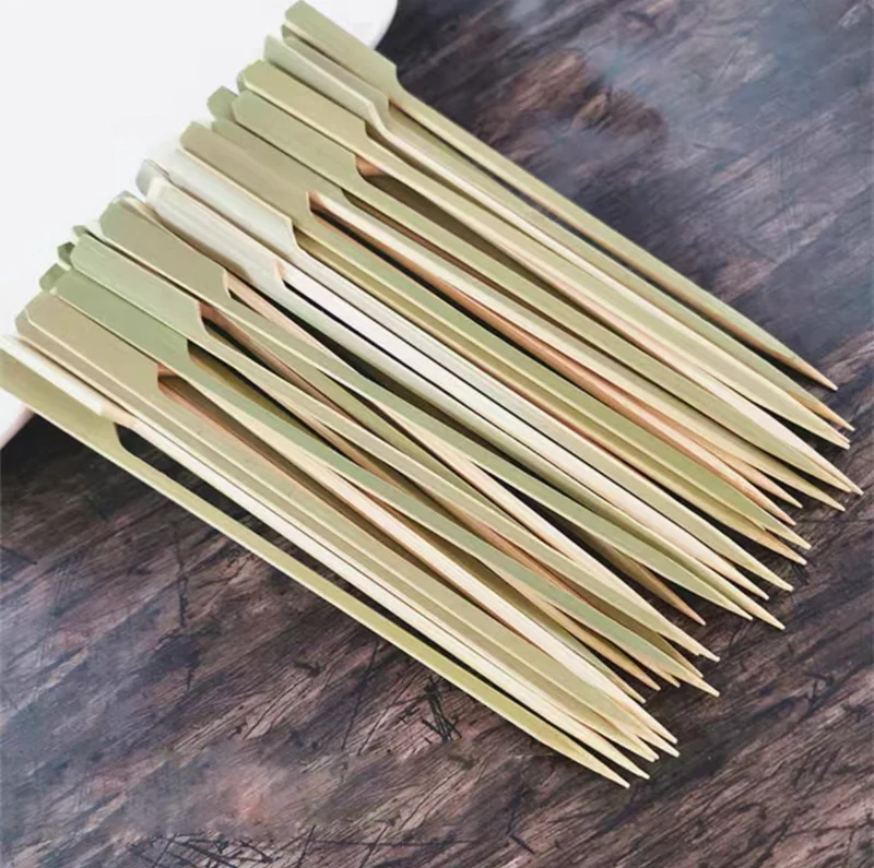 Flag Shaped Bamboo Skewers, 7"/18cm (FBSK-18)