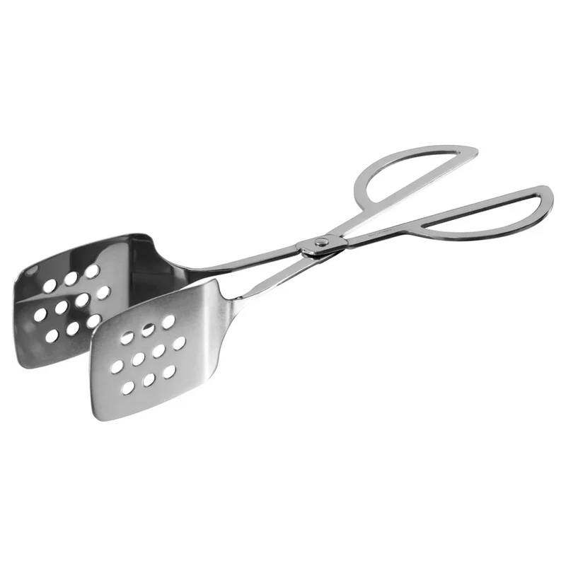Stainless Steel Pastery Tong, Perforated Scissor Style, 10" Winco (PT-10P)