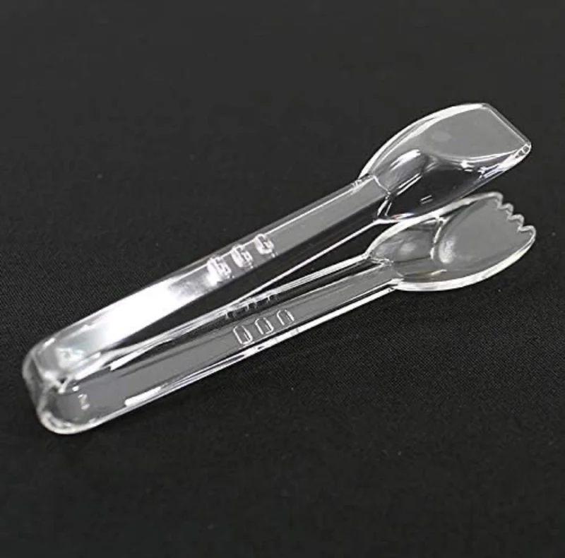 Clear Polycarbonate Salad Tong, 6" (JW-SL06)