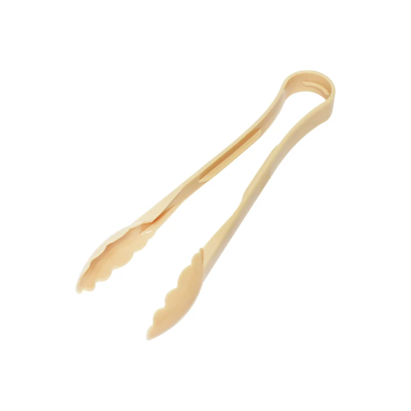 Biege Polycarbonate Utility Tong, 9 inch (P-010-BE)