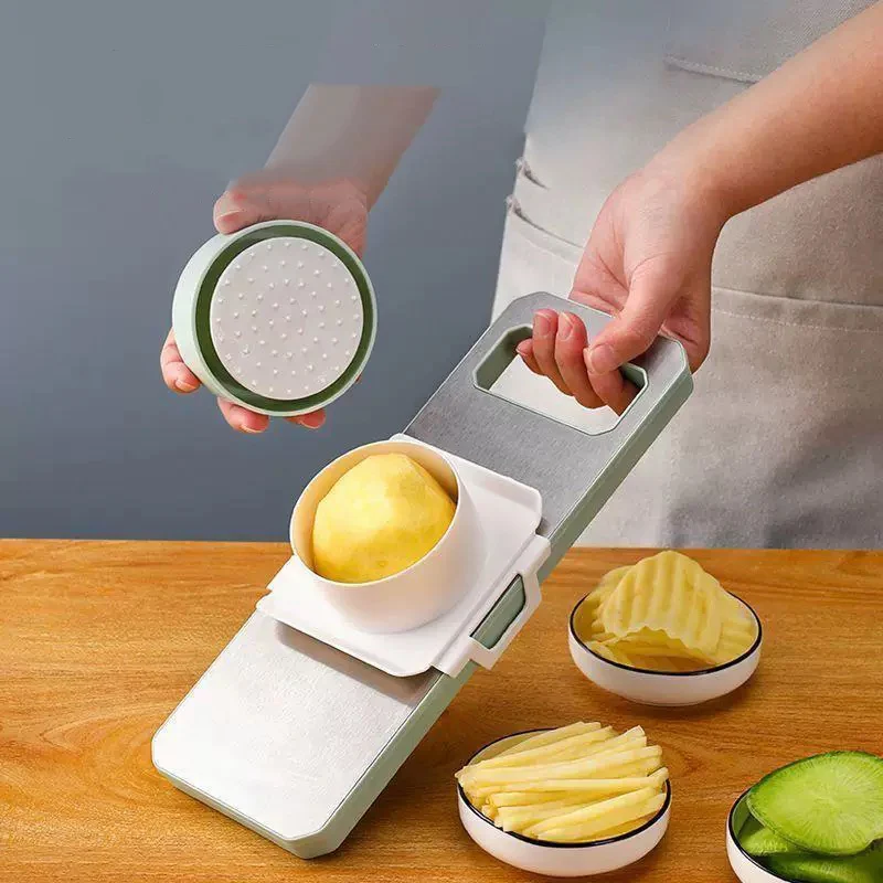 Vegetable Slicer, Multifunctional Grater Cheese Grater Kitchen Vegetable Chopper Cut Set For Lemon Vegetable Slicer Multi Potato Chip (SBG-5)