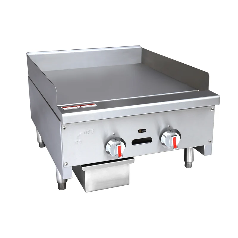 Turbo Range TR-G24HD-M , 24" Heavy-Duty Manual Griddle, 3/4" Thick Plate, 60,000 BTU,Natural Gas