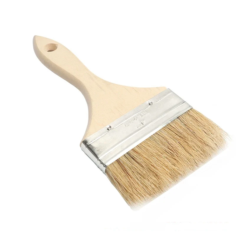CHEFCO,WBB-40,4" Wide Pastry/Basting Brush with Boar Bristles