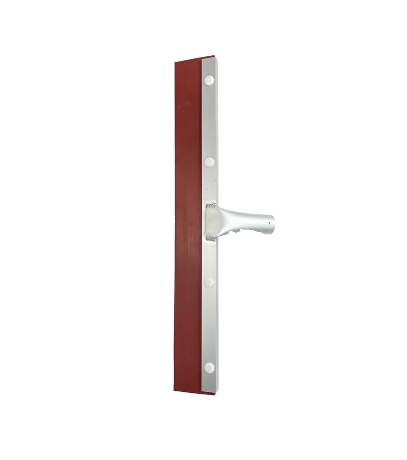 18" Wide Floor Squeegee with Red Silica Gel & Aluminum Handle, Head only (FS-M18)