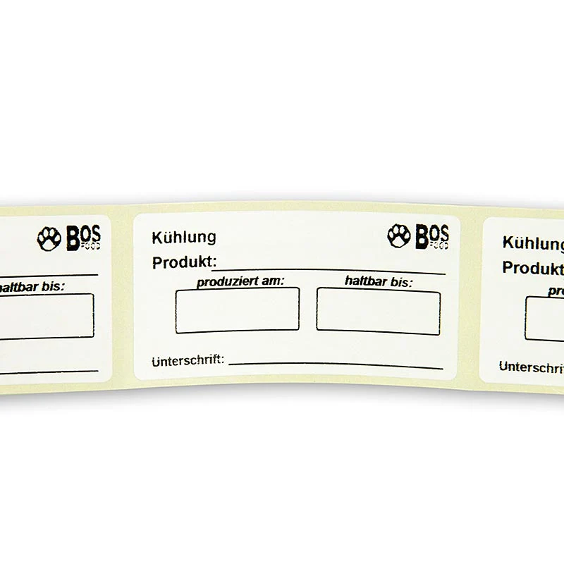 Beschriftungslabels "Kühlung", tiefkühlfeste, wasserablösbare Etiketten, 500 St