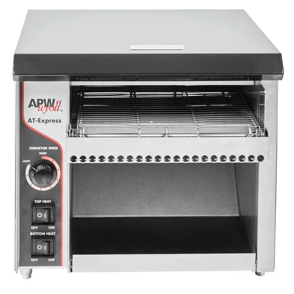 APW Wyott AT Express 3T-AT1725-120 Radiant Conveyor Toaster - 17 3/16"L x 15 1/16"W x 13 1/4"H