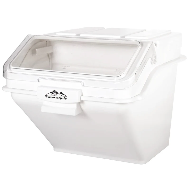 Stackable Shelf Ingredient Bins with Scoop,10 Gallons/47L (holds 150 cups)