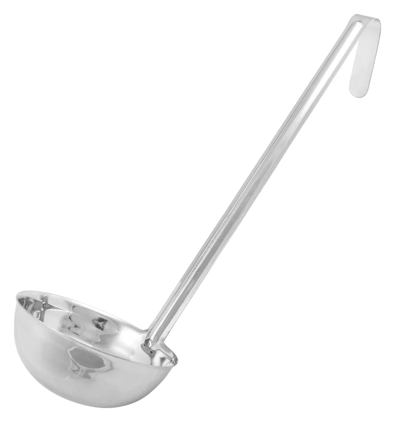 LDI-12 - One-Piece Stainless Steel Ladle - 12 oz