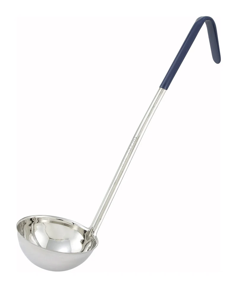 LDC-6 - 6oz, Ladle, One-piece, Black, S/S