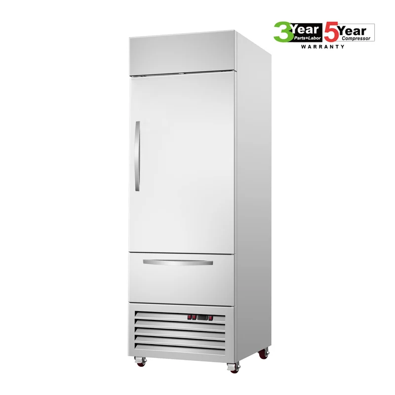 Sub-Equip, C-19BR-1D 27"Solid Door Reach-in Cooler/Refrigerator With Drawer