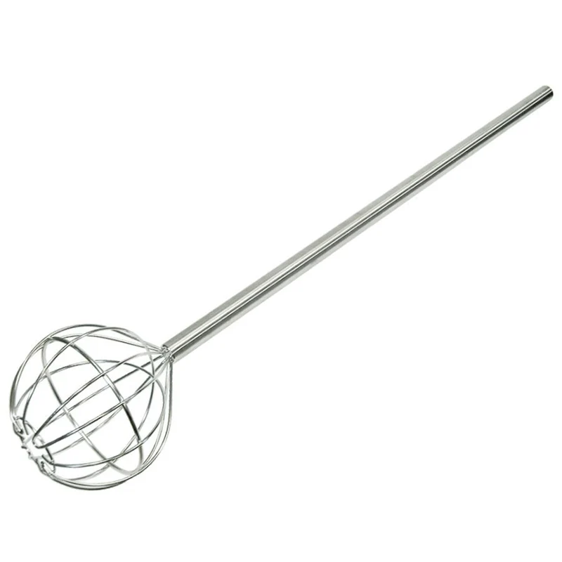 48" Stainless Steel Kettle Whip with 9" ball head, SKW-48