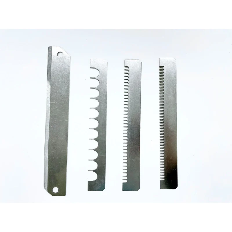 4 Pcs Serrated Blade Set for MS-95, Coarse, Medium, Fine, Flat