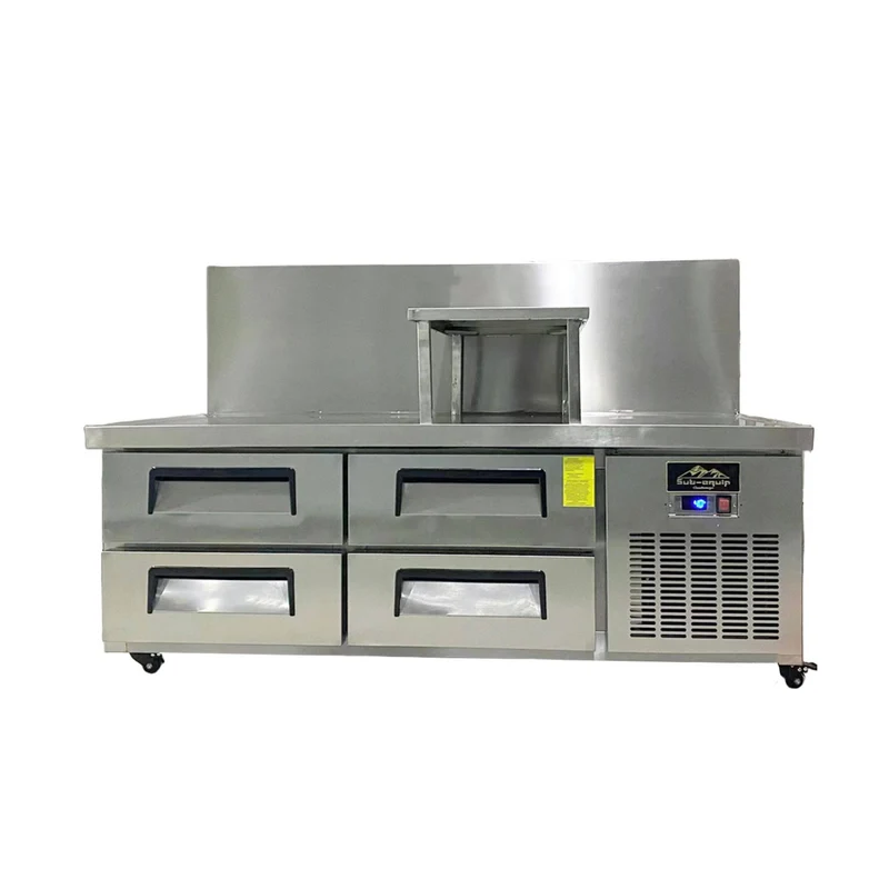 Sub-equip, 4 Drawer Freezer Chef Base -Custom