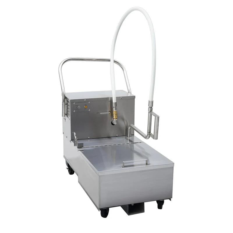 Turbo Range,EOF-85 Commercial Fryer Oil Filtration Machines with Pump 85 lbs - 120V