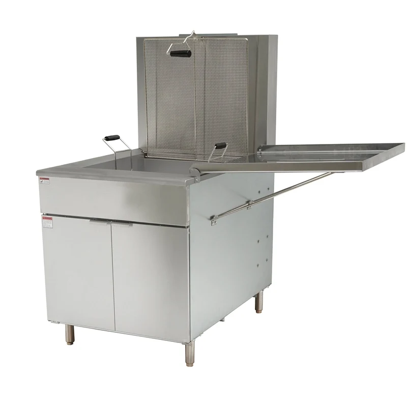 Turbo Range,TR-D24-NG, Natural Gas 150-170 lb. Flat Bottom Funnel Cake / Donut Fryer - 120,000 BTU