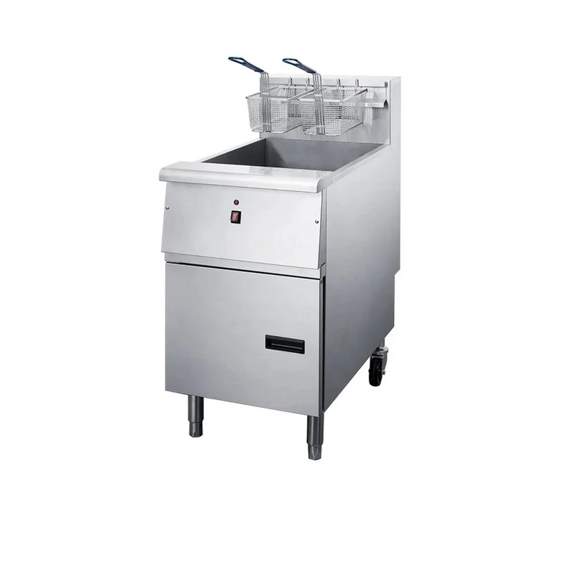 Commercial Professional 12KW Vertical 2 Basket Fried Furnace Electric Deep Fryer (NTG14E)