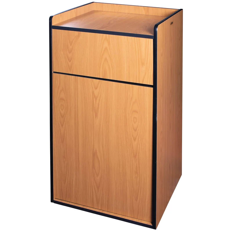 Winco Waste Receptacle, 23-1/2"L x 23-3/4"W x 44"H- fits up to 35 gallon trash can