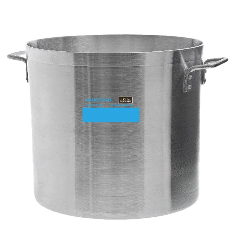 Sub-equip, ALS-160QT, 160 Qt Heavy Duty Aluminum Stock Pot, 23"x23.25" / 58.5cm*59cm, 4mm thick