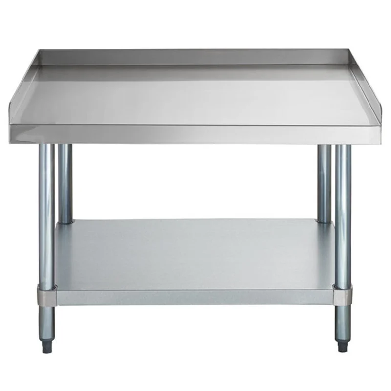 Chefco, ES-3036-418, 30" x 36" 18-Gauge Stainless Steel Equipment Stand with Galvanized Undershelf