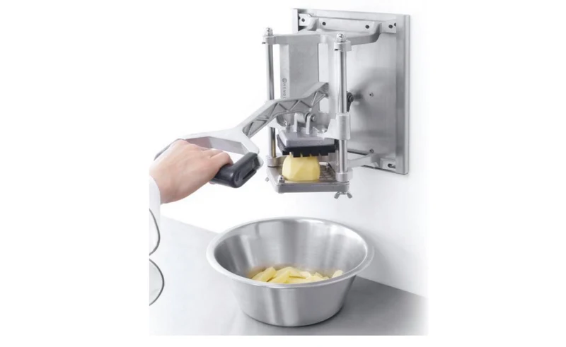 Heavy Duty French Fry Cutter, Wall Mounted, With Blade Size: 3/8”，1/2“，1/4” &8 Wedger