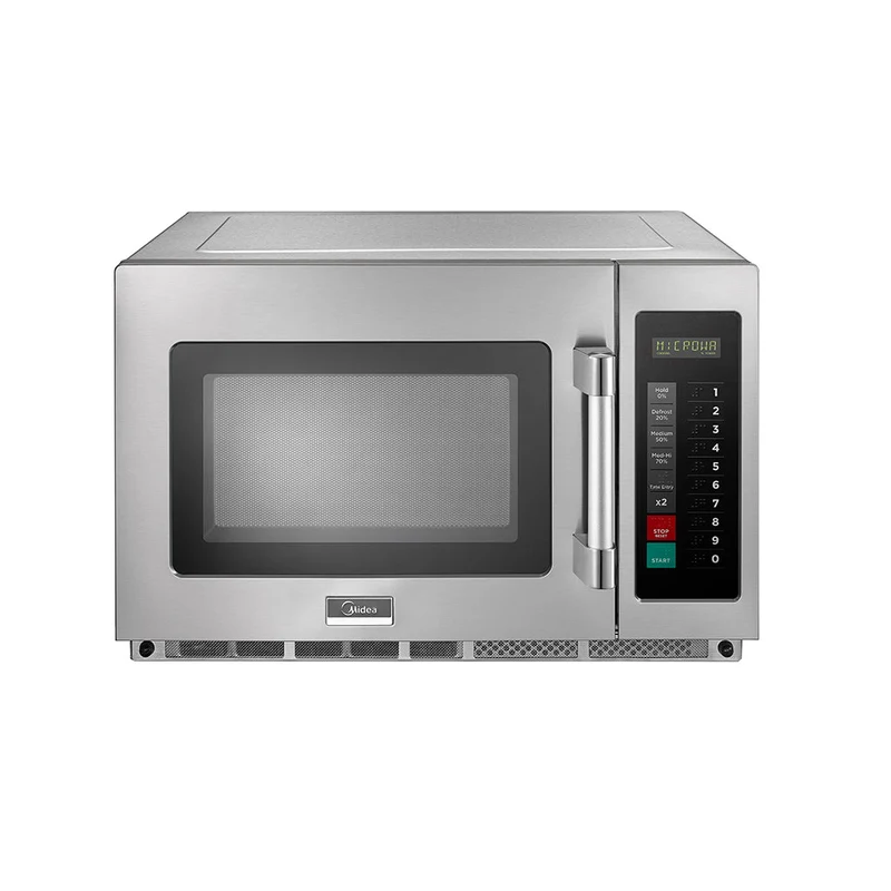Midea 1834G1A Heavy-Duty Commercial Microwave Oven with Touch Pad Controls - 34L, 1800W, 208V