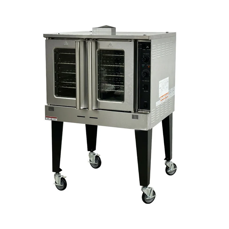 Turbo Range TR-COG-NG, Single Natural Gas Convection Oven (38-1/8"W x 41-5/8"D x 56-1/2"H), 60,000 BTU
