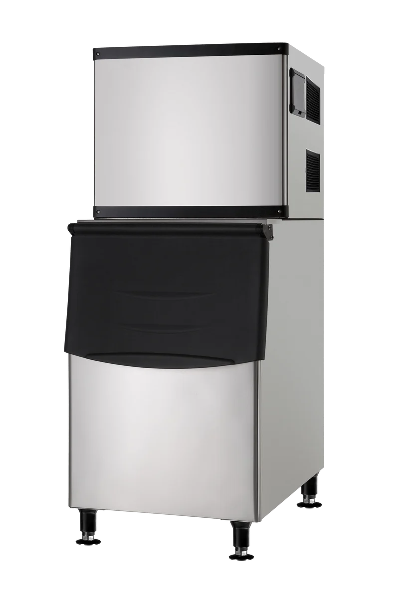 Sub-equip IC-500MA/400, Air-Cooled Modular Ice Machine, 9g Cube Shaped Ice (or 7g half size), 500LBS/24HRS, 375LBS Storage