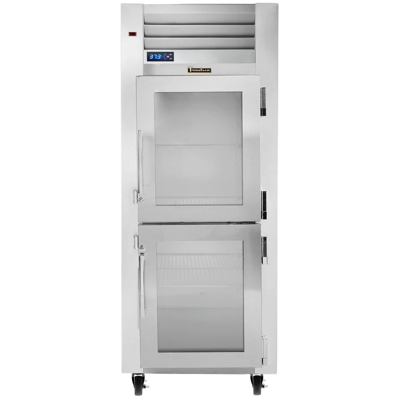 Traulsen, G-SERIES G11000 Glass Half Door Reach In Refrigerator - Right Hinged Doors