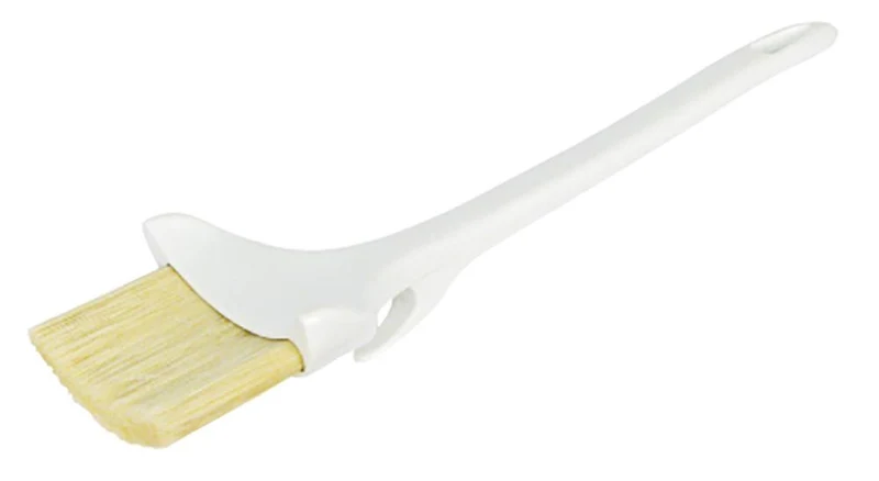 WBRP-30H - Pastry/Basting Brush with Hook and 3" Wide Concave Head