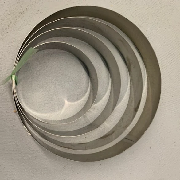 Round Cake and Pastry Ring Mold (4 Pieces)