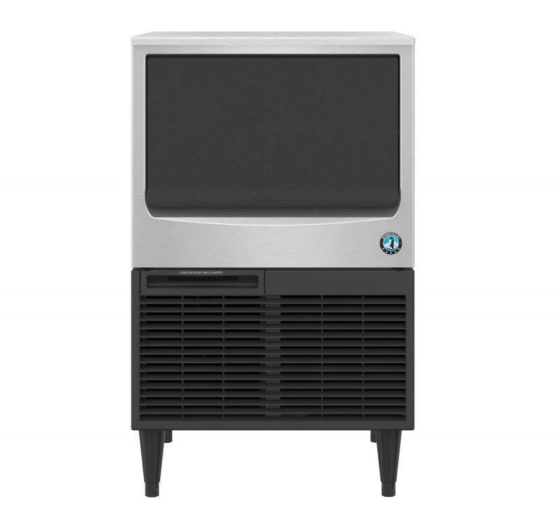 Hoshizaki KM-161BWJ Water Cooled Undercounter Crescent Cube Ice Machine with 78lb Storage Bin (23.75"W x 28"D x 39"H)