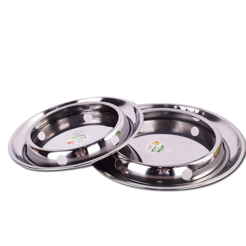 CHEFCO,WKR-28,Stainless Steel Wok Ring Stand with Plate (28cm Diameter)