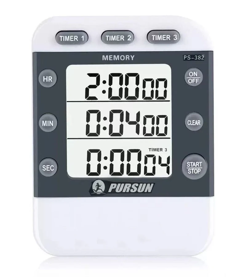 CHEFCO,PS-382,3 Channel Group LCD Display Timer