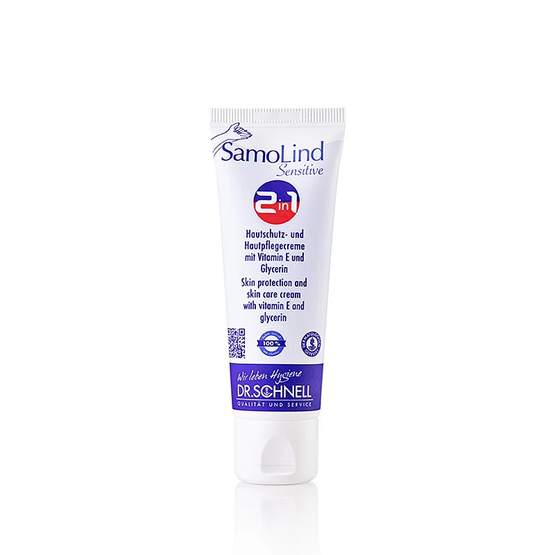 Dr. Schnell - Hautschutzcreme Samolind Sensitive 2 in 1, 50 ml