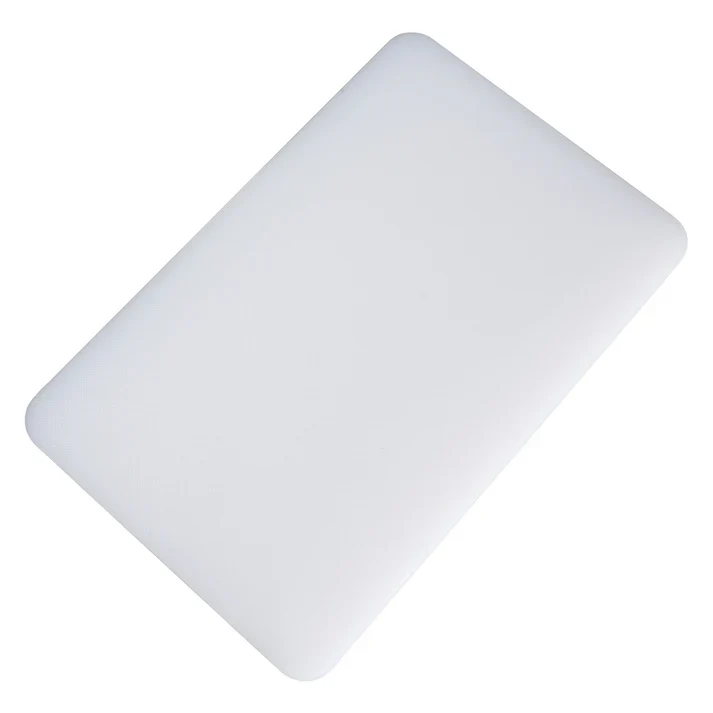 Winco White Rectangular Cutting Board - 6" x 10" x 1/2"