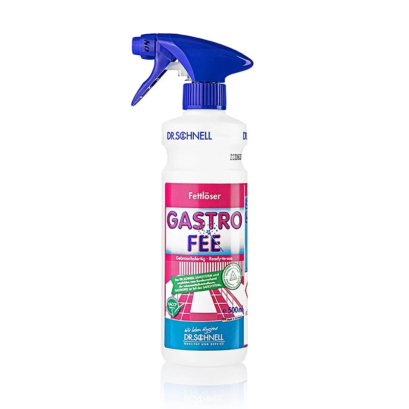 Dr. Schnell - Öl- & Fettlöser + Bodenreiniger Gastro Fee, gebrauchsfertig, 500 ml
