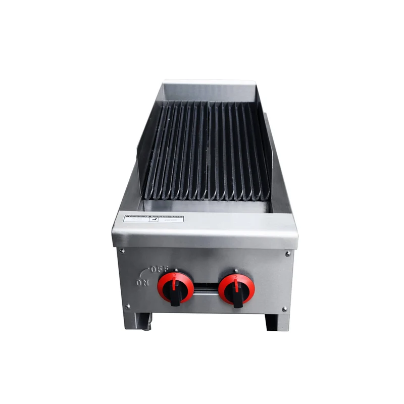 Turbo Range TR-CB14HD, 14" Heavy Duty Natural Gas Charbroiler, 40,000 BTU