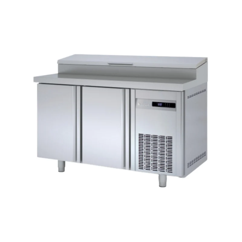 Meuble de préparation saladette bac GN 1/3 réfrigéré positif - 2 portes