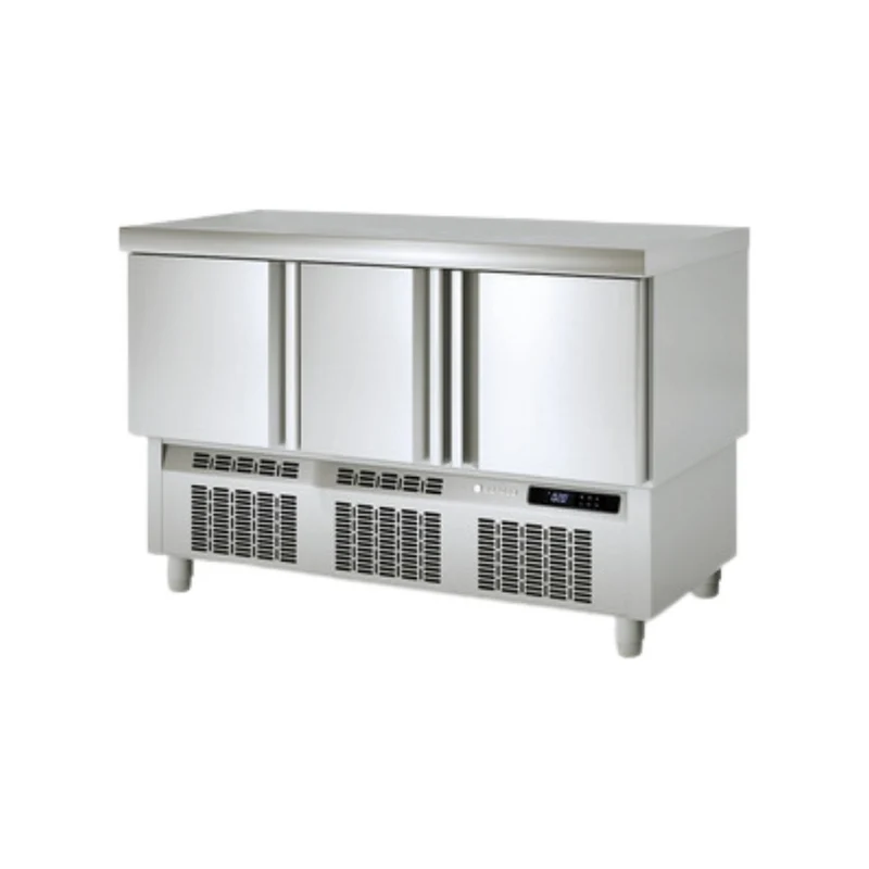 Meuble GN 1/1 Compact réfrigéré positif - 3 portes pleines