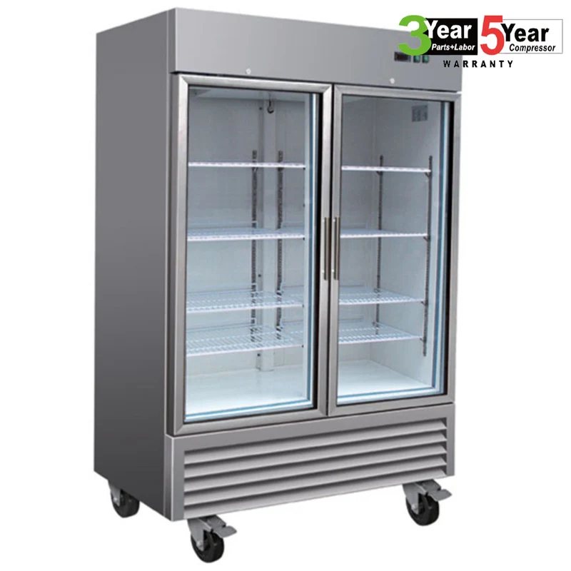 Sub-equip, C-54RG, 49ft³ three layer tempered glass door Refrigerated Merchandiser