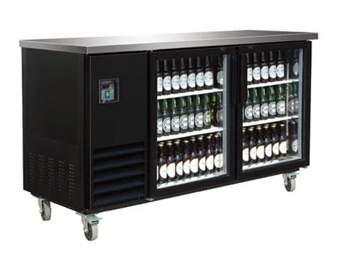 Sub-equip, CBB-3G-27, 69" Glass Door Back Bar Cooler (69" x 27.6" x 42.5")
