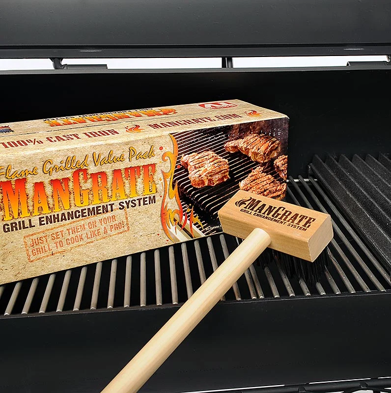 Zubehör - Mangrate Gusseisen-Grillrost "Starter Set" für Joe´s BBQ Smoker 16", 3 tlg.